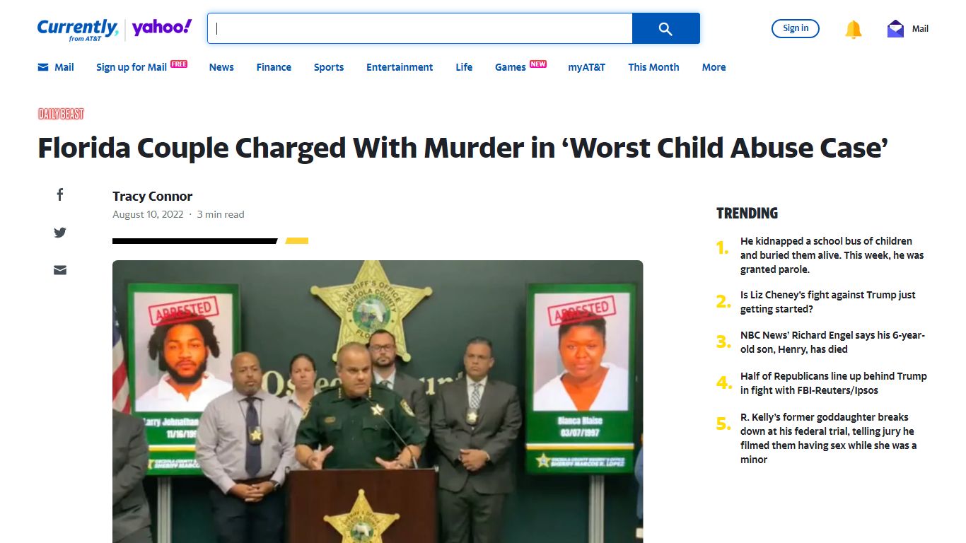 Florida Couple Charged With Murder in ‘Worst Child Abuse Case’